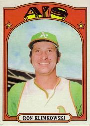 1972 Topps Baseball Cards      363     Ron Klimkowski